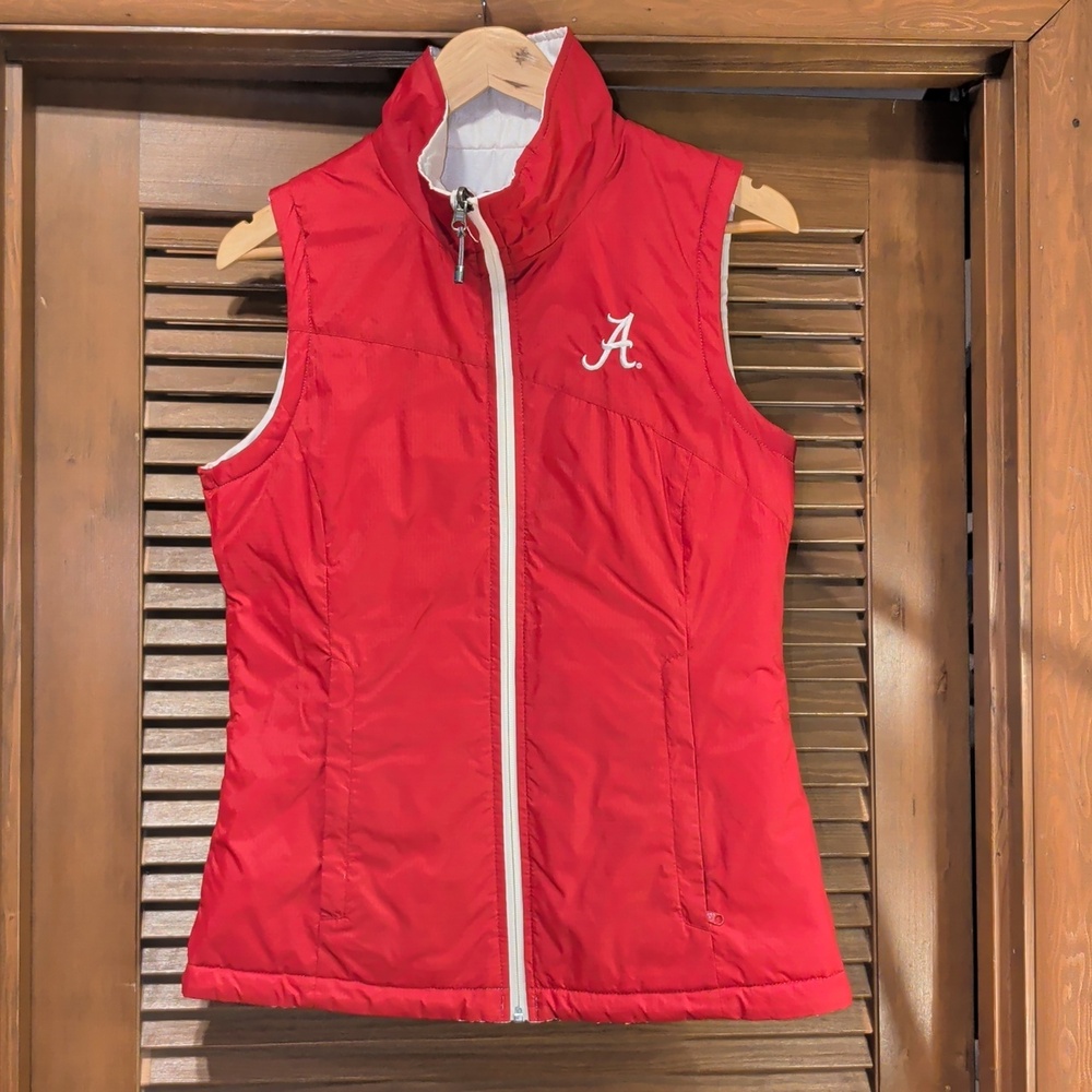 Alabama Roll Tide Reversible Sleeveless Puffy Vest - Columbia - Official Wear